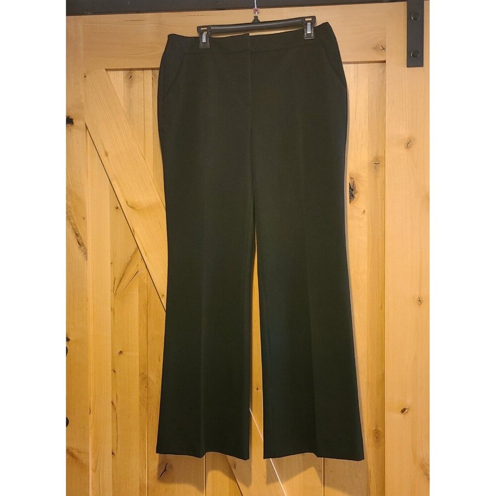 Chico's Black Wide-Leg Trousers